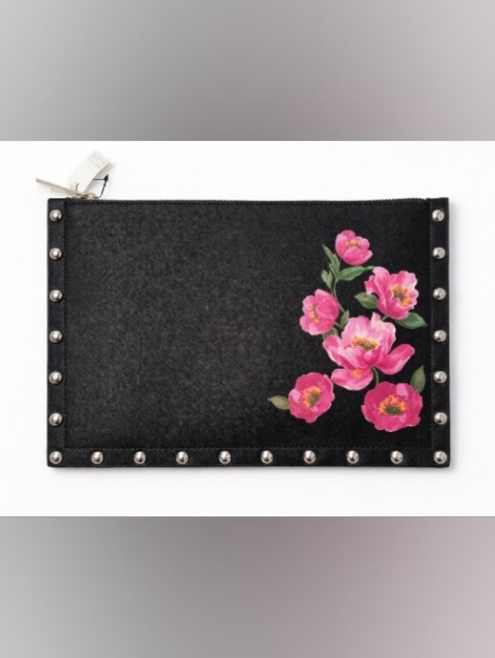 WHBM Floral Studded Wristlet